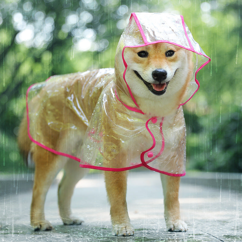 Pet Dog Raincoat waterproof dog raincoat