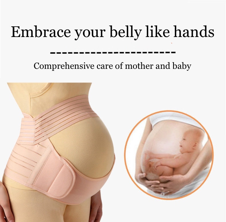 Three-piece Set of Prenatal Belly Support