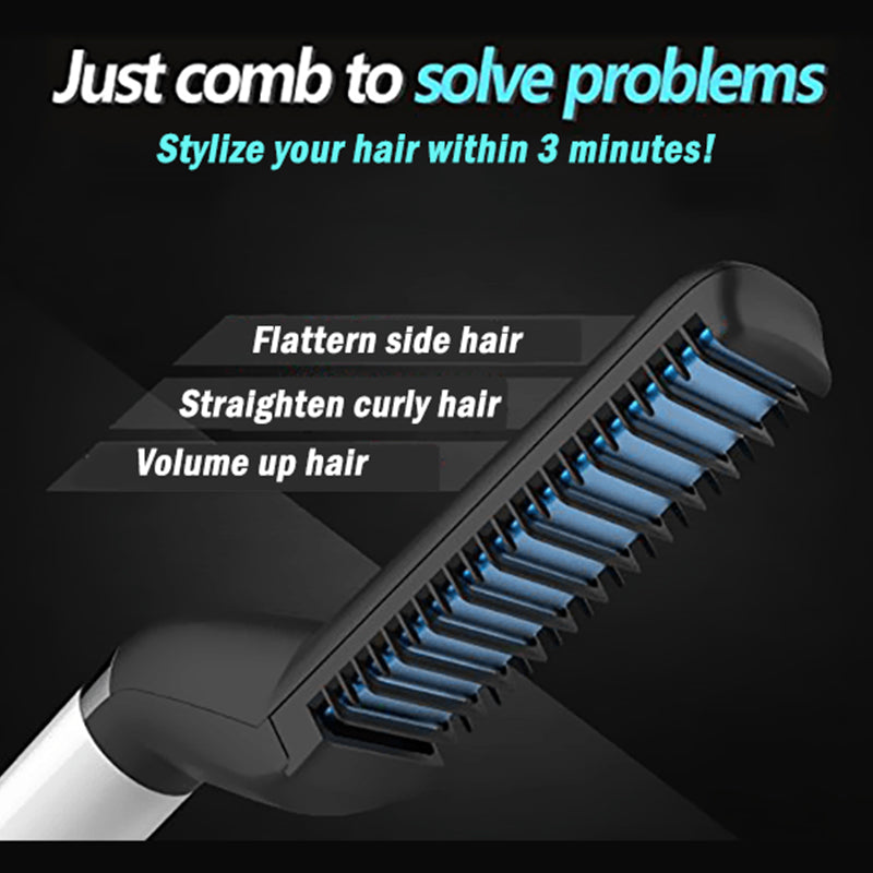 Men’s Styling Beard Straightener Comb