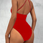Female women sexy one-piece swimsuit