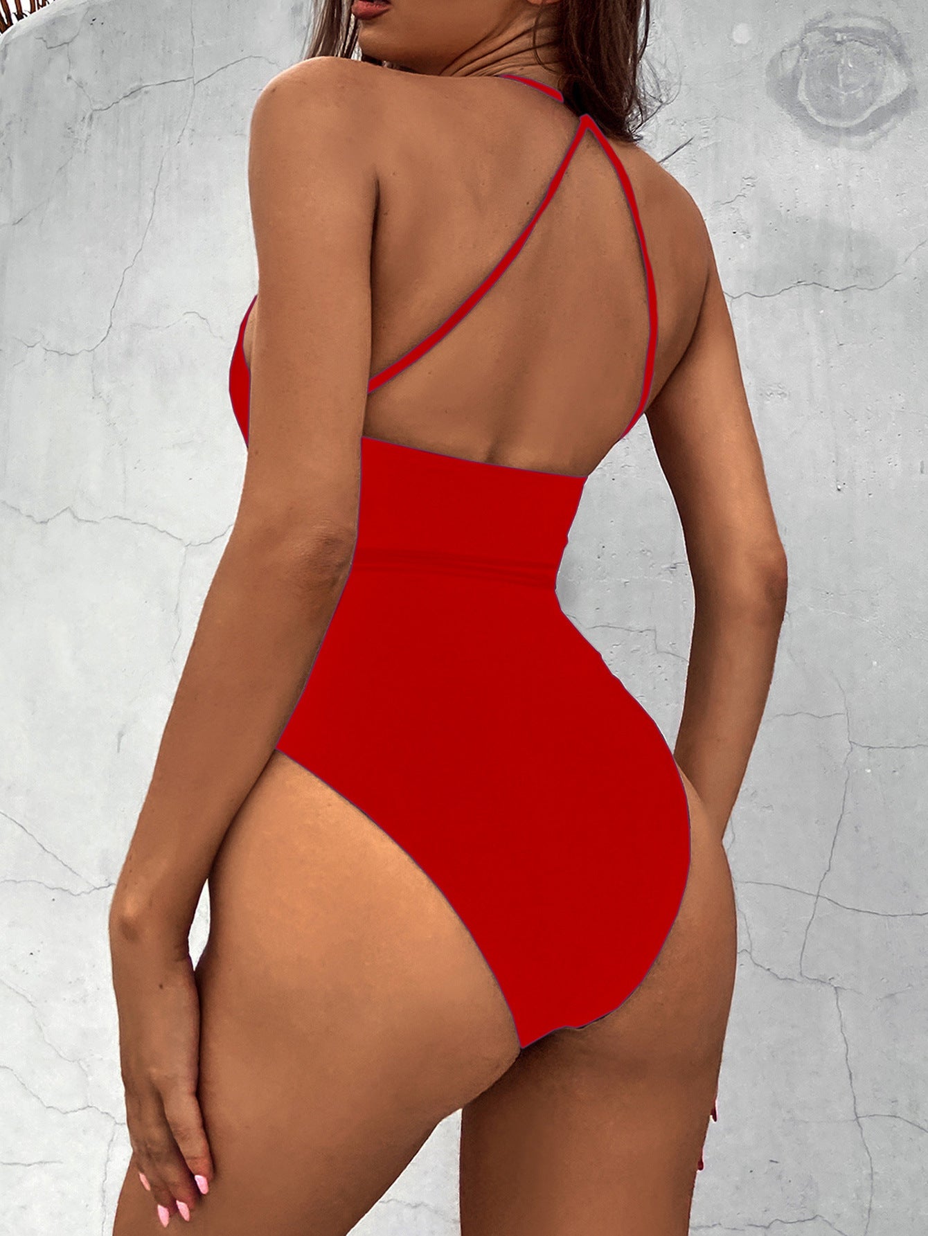 Female women sexy one-piece swimsuit