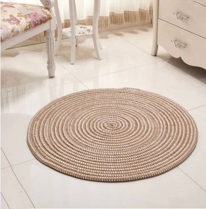 New Woven round floor mats carpet