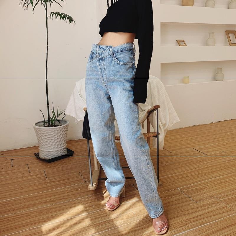 New Women Street Style Dislocation Jeans