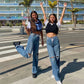 New women fashion new high-waisted jeans