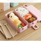 Japanese-style microwave oven double-layer lunch box