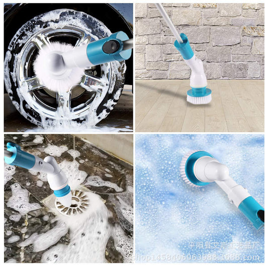 New Rechargeable automatic rotating telescopic cleaning Long brush