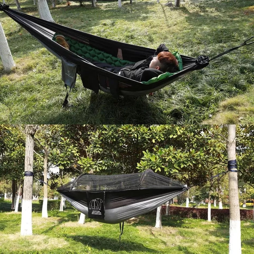 Travel outdoor anti-rollover sport camping hammock