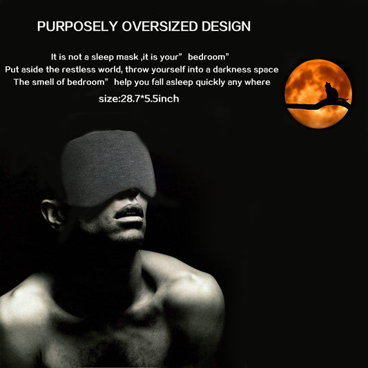 Travel full coverage breathable eye mask