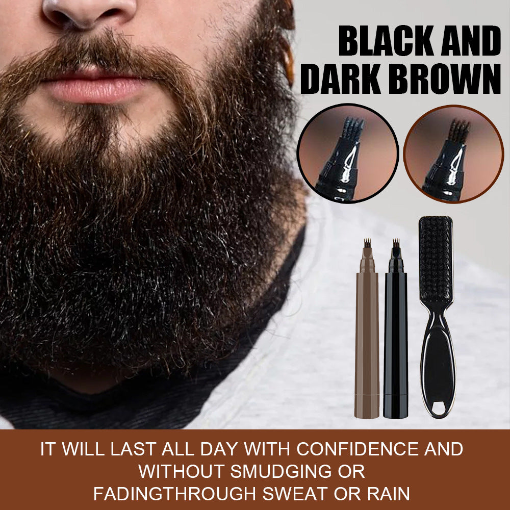 Waterproof Beard filling pen set