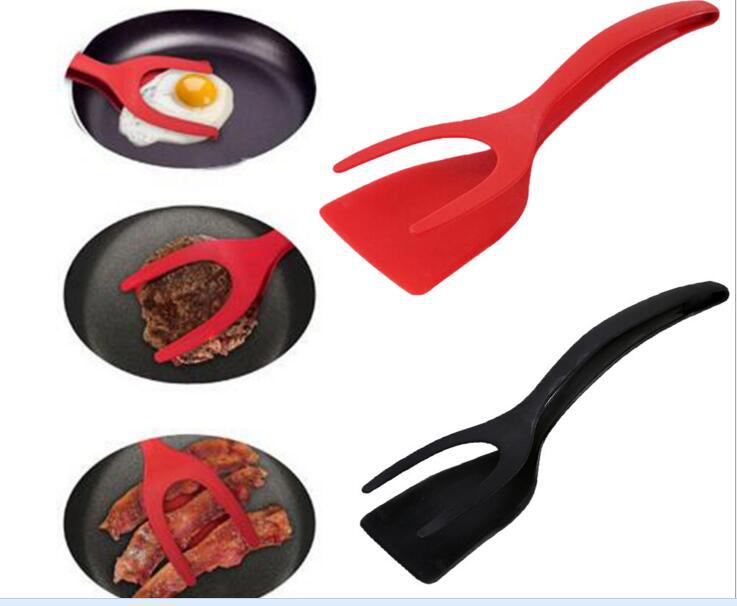 New 2-in-1 silicone fried egg spatula