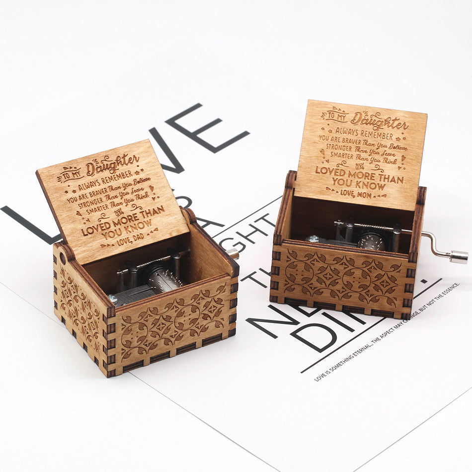 Wooden music box