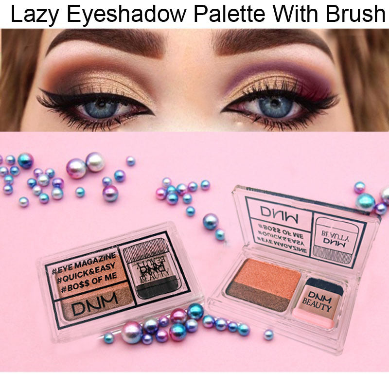 DNM lazy two-color gradient pearlescent eye shadow