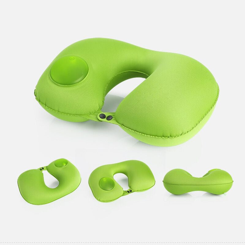 New Travel Automatic Press inflatable neck pillow