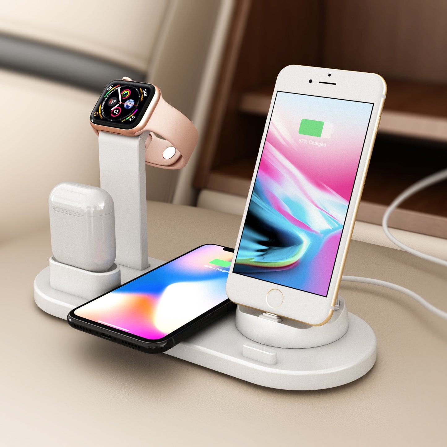 4 in 1 wireless charging base