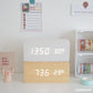 Smart Wireless wooden phone charging clock