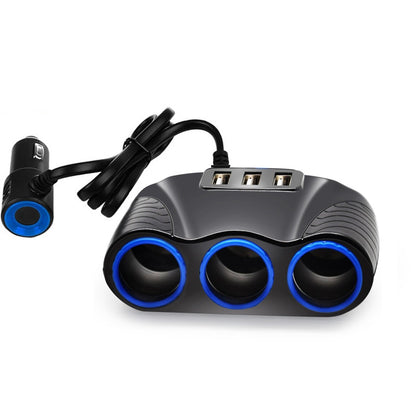 Car Cigarette Lighter Socket Splitter Hub