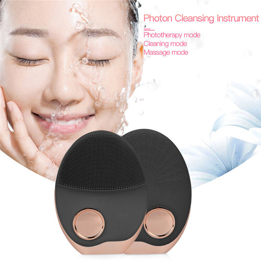 Electric Facial Cleansing Brush Beauty Massager