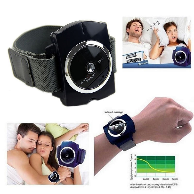 Smart Snore Stopper Wristband Watch Sleeping Aid