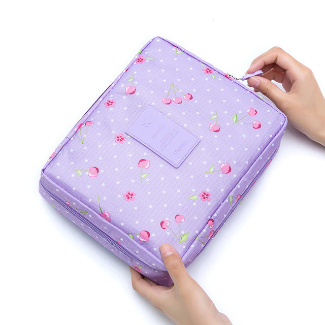 Hot Sale Women Multifunction travel Toiletries Organizer