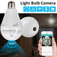 New LED Light 960P Wireless Panoramic WiFi CCTV