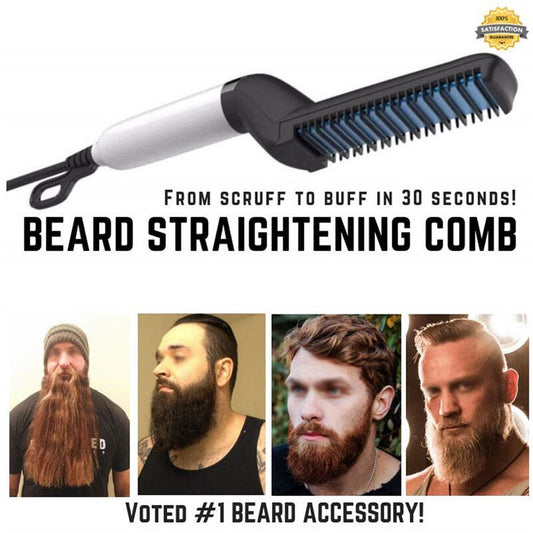 Men’s Styling Beard Straightener Comb