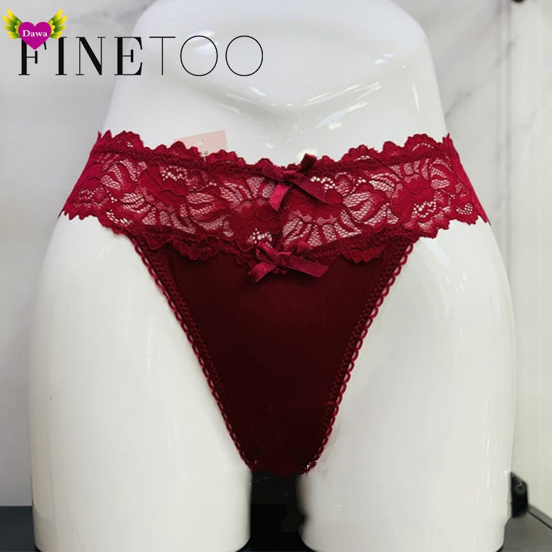 Women Sexy Lace Panties Underwear Thong