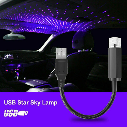 USB car gypsophila atmosphere projection lamp