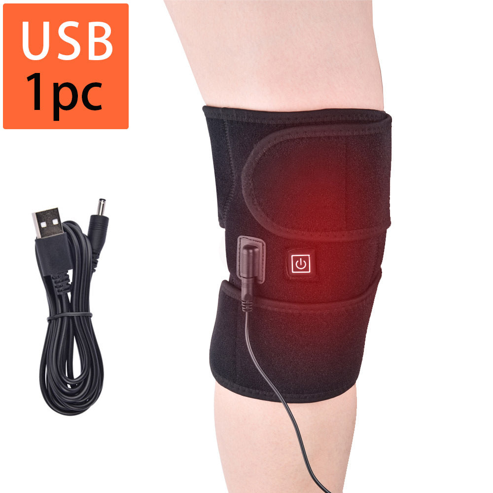 Heating knee joint protective massager