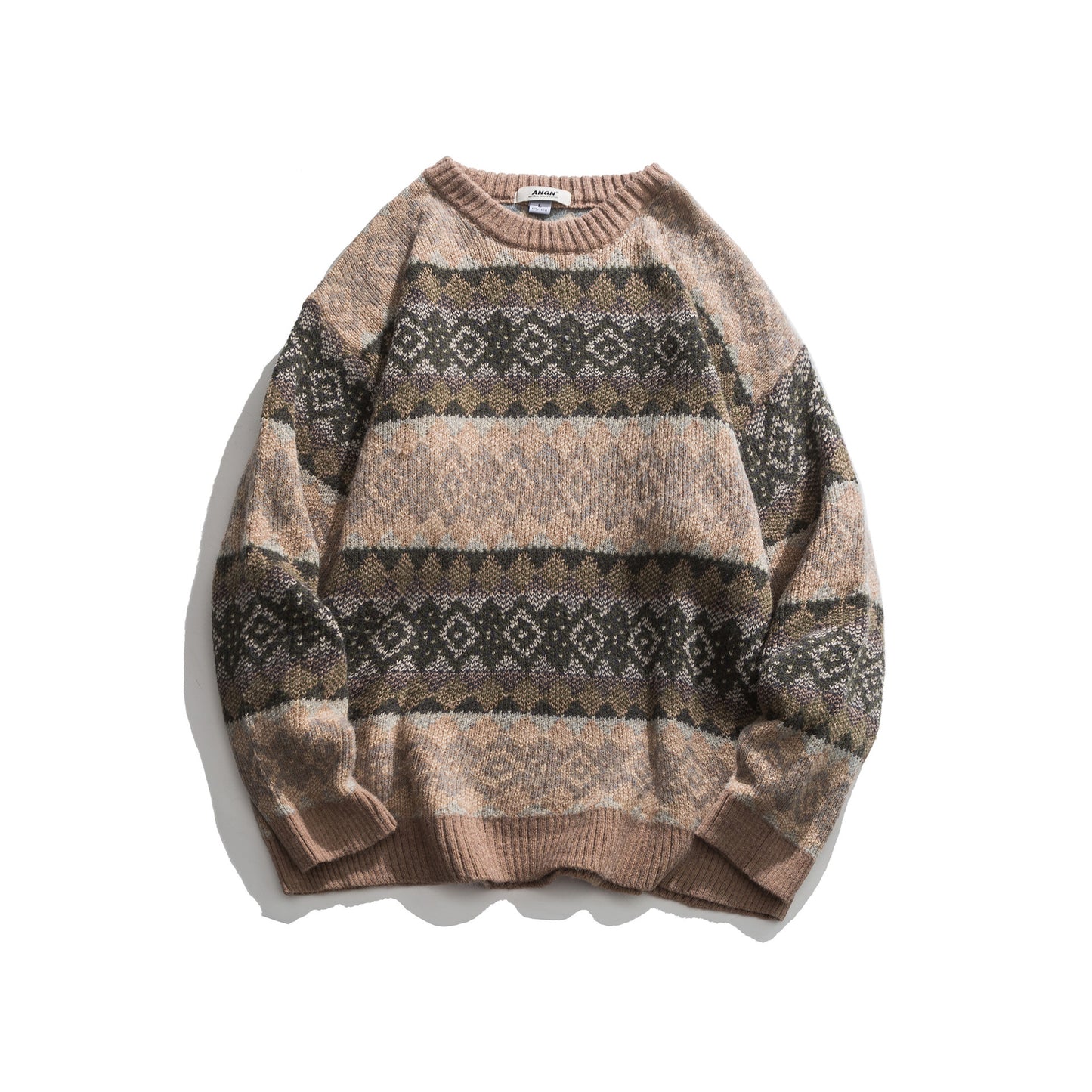 Japanese tide men’ women retro sweater