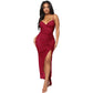 Women Irregular Backless Mesh Gauze