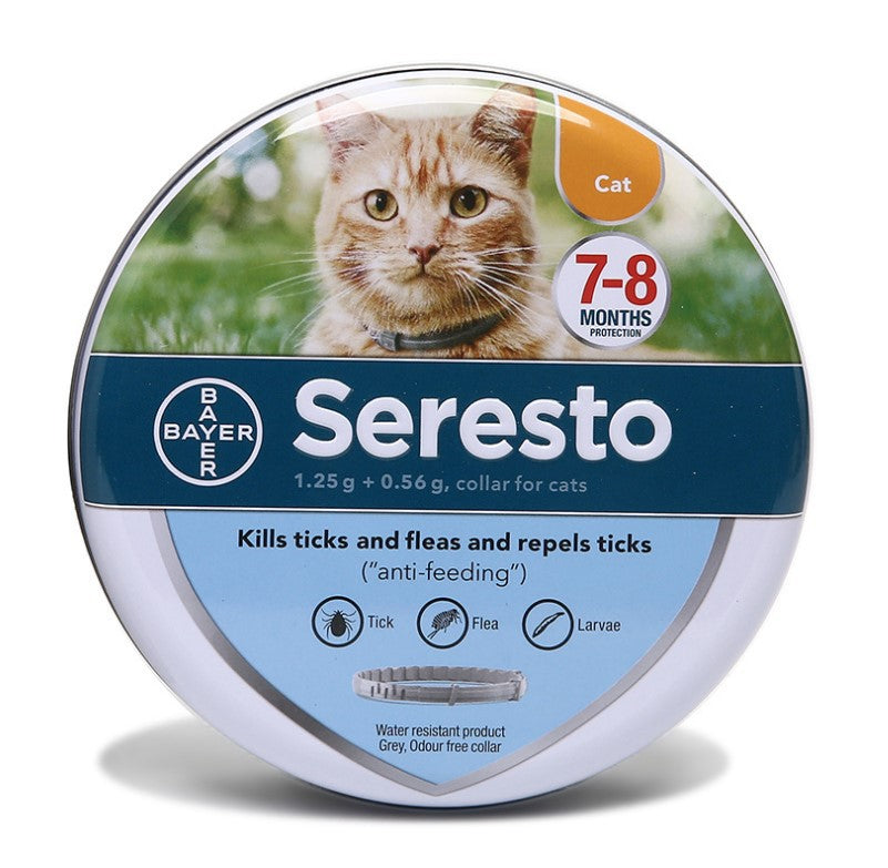 Multi-deworming pet collar cats and dogs repellent fleas