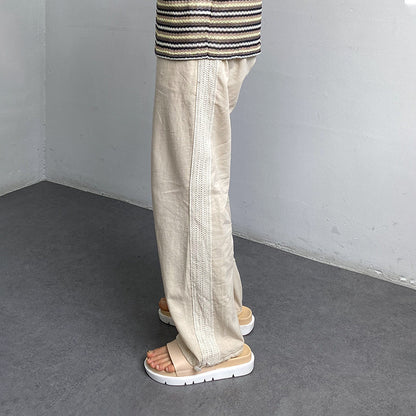 MYQ Korean Men’s Cotton Linen Casual Pants