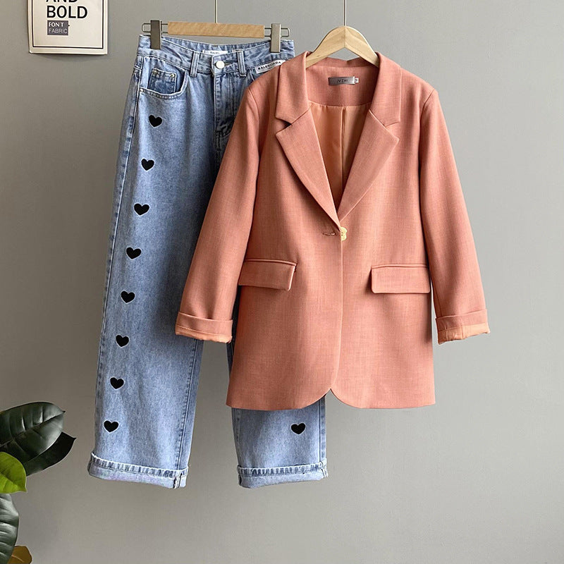 Korean Women Spring Casual Suit Top