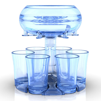 New 6 Shot Glass Dispenser and Holder