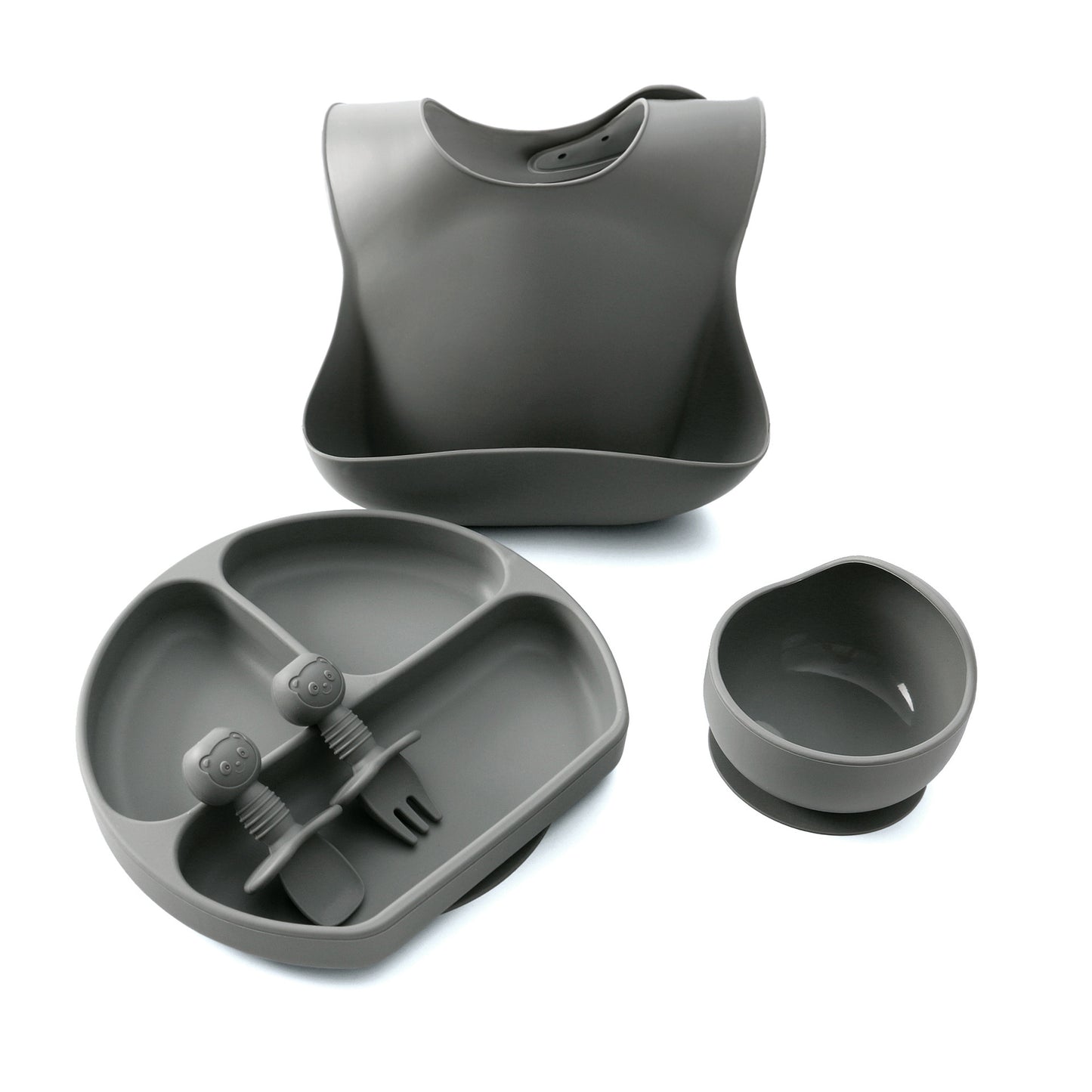 Export silicone tableware four-piece set