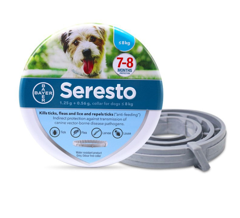 Multi-deworming pet collar cats and dogs repellent fleas