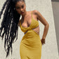 New women backless elegant temperament evening dress