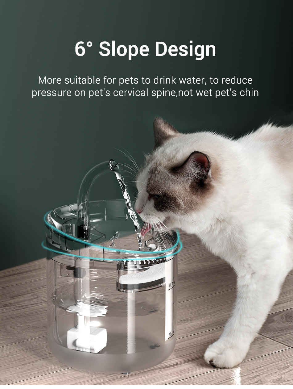 Pet mobile automatic circulation smart water dispenser