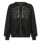 Women casual hooded long-sleeved sweater jacket