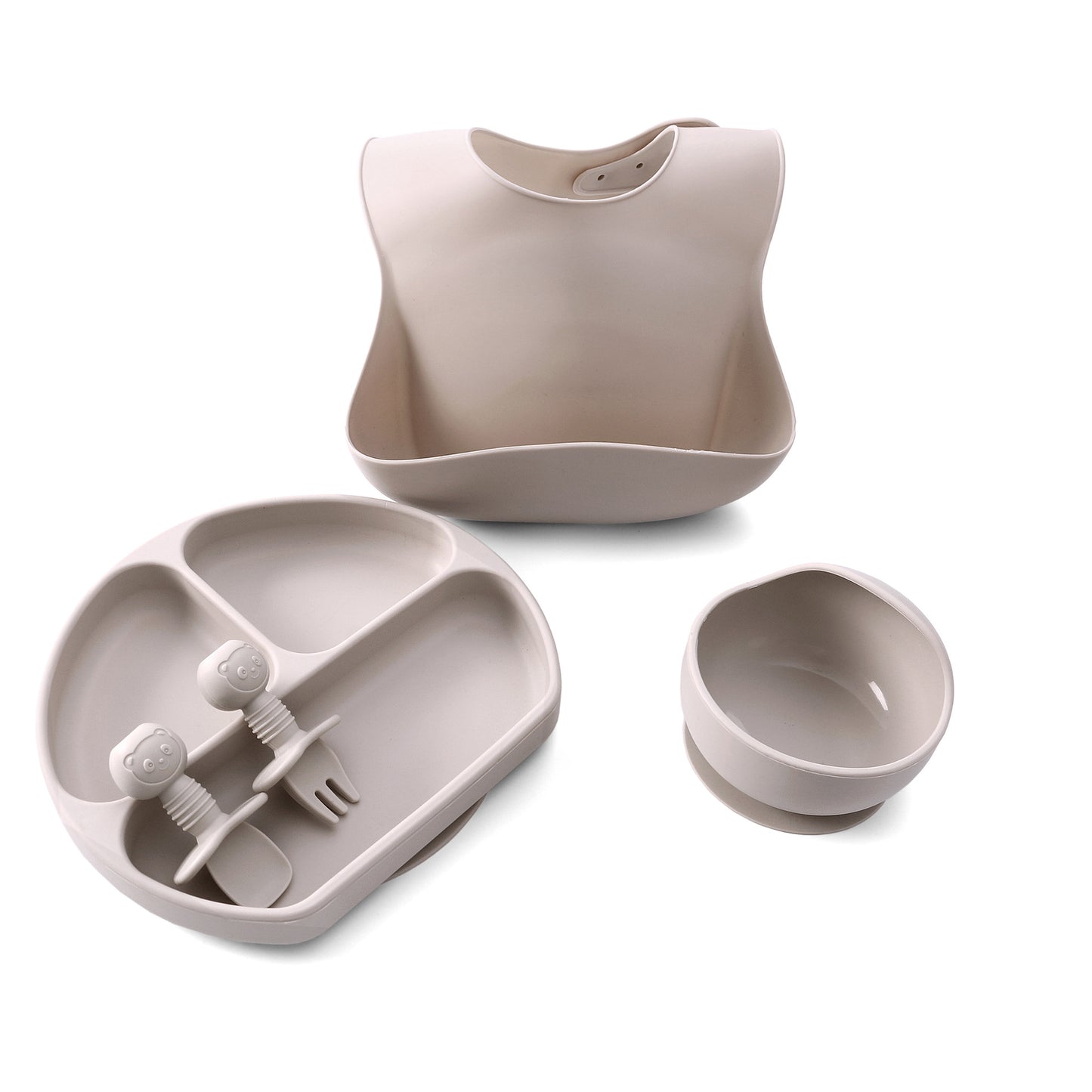 Export silicone tableware four-piece set