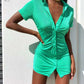 Women New casual short-sleeved cardigan dress