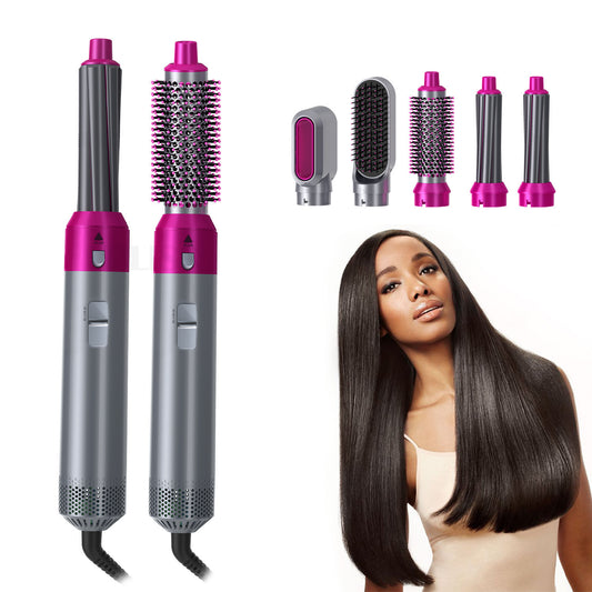 Five-in-one automatic hair curling iron set