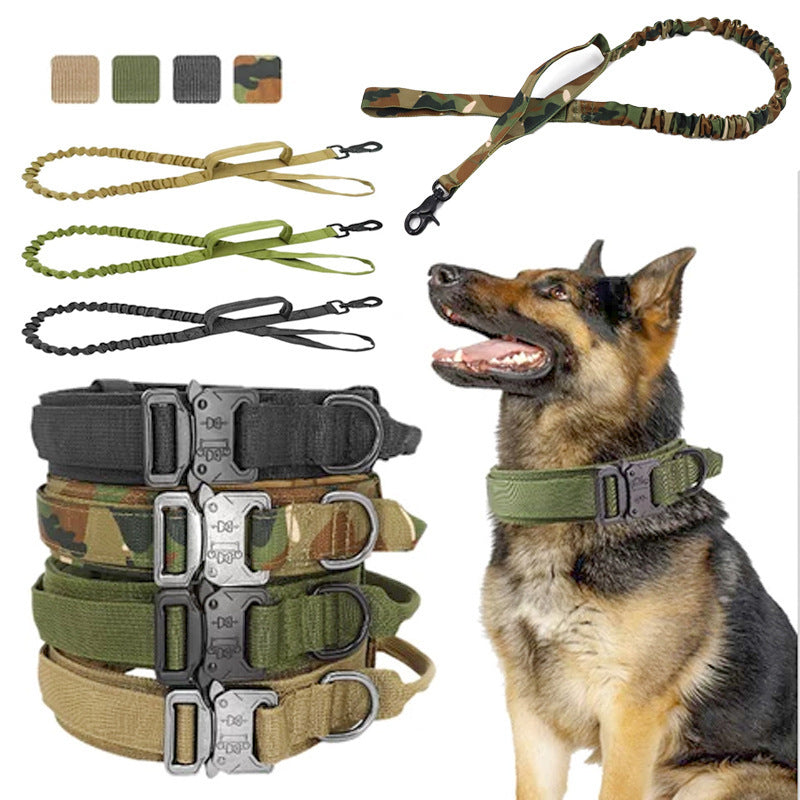 Explosive Tactical Collar Leash Pet Collar