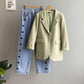 Korean Women Spring Casual Suit Top