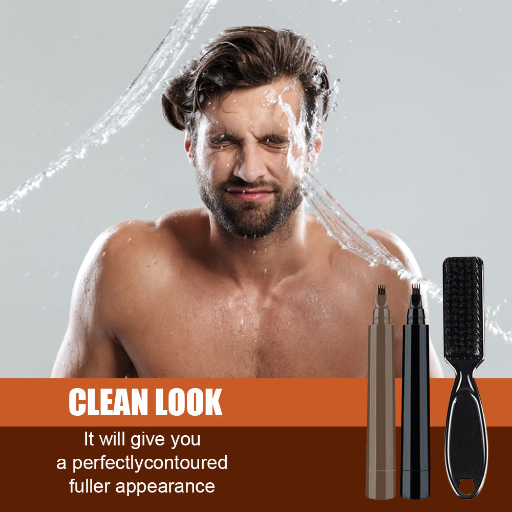 Waterproof Beard filling pen set