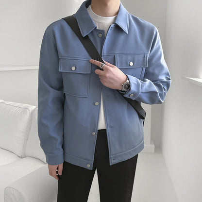 MYQ Korean Men’s trend of casual self-cultivation jacket