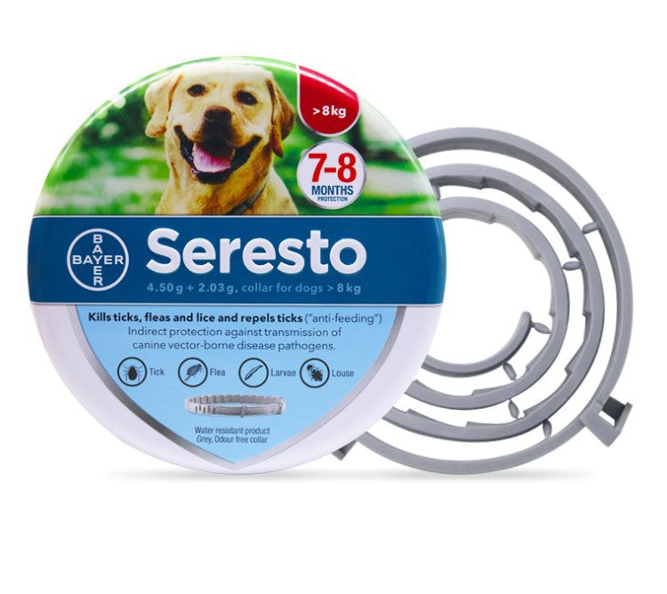 Multi-deworming pet collar cats and dogs repellent fleas