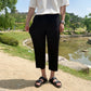 MYQ Korean Men’s trend ice silk 9 points casual pants