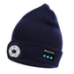 Hot selling women men’s sports wireless bluetooth headset led light cap
