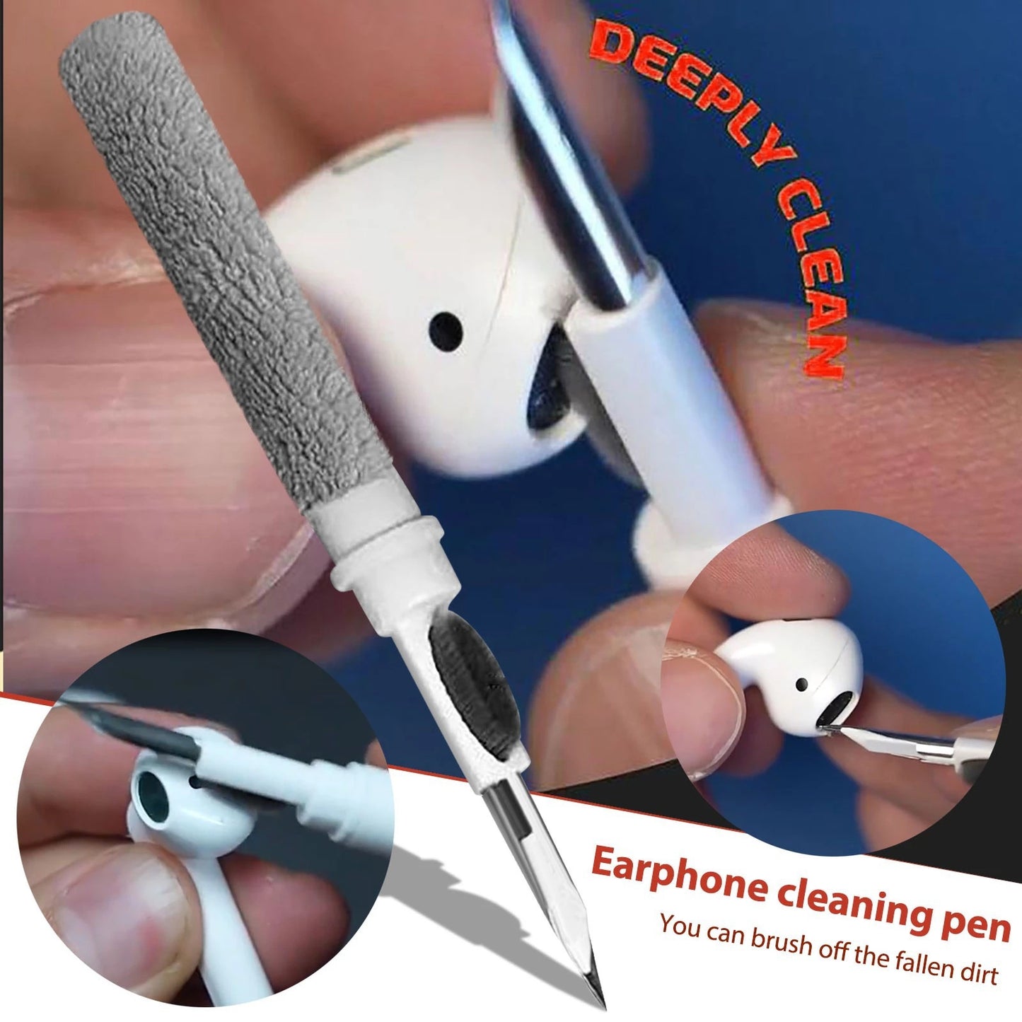 Multi-functional Headphone Cleaning Pen